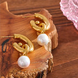 Charlotte Pearl Earrings - Psalm BoutiqueCharlotte Pearl EarringsJewlery