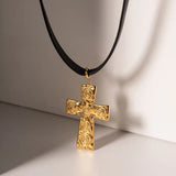 Celestial Cross Choker - Psalm BoutiqueCelestial Cross ChokerNecklace